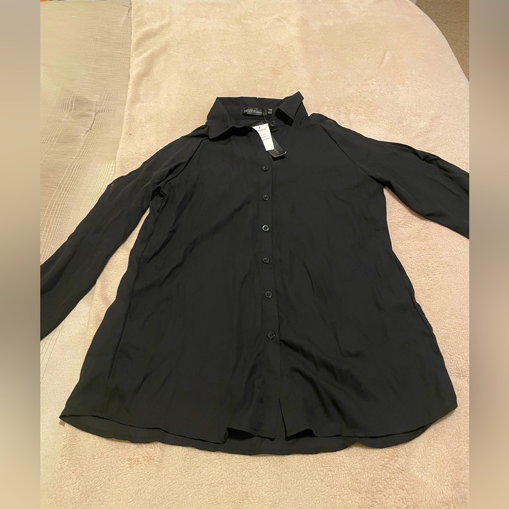 New With Tags Cold Shoulder Zanzea Button-down Shirt in Size UK 10